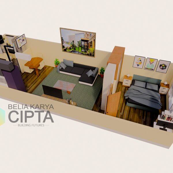 Studio Apartemen Kota Malang